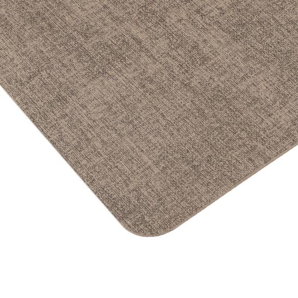 6 Set Heat Resistant Waterproof Dining PU Place Mats 17x12 inch Khaki - Picture 3 of 6